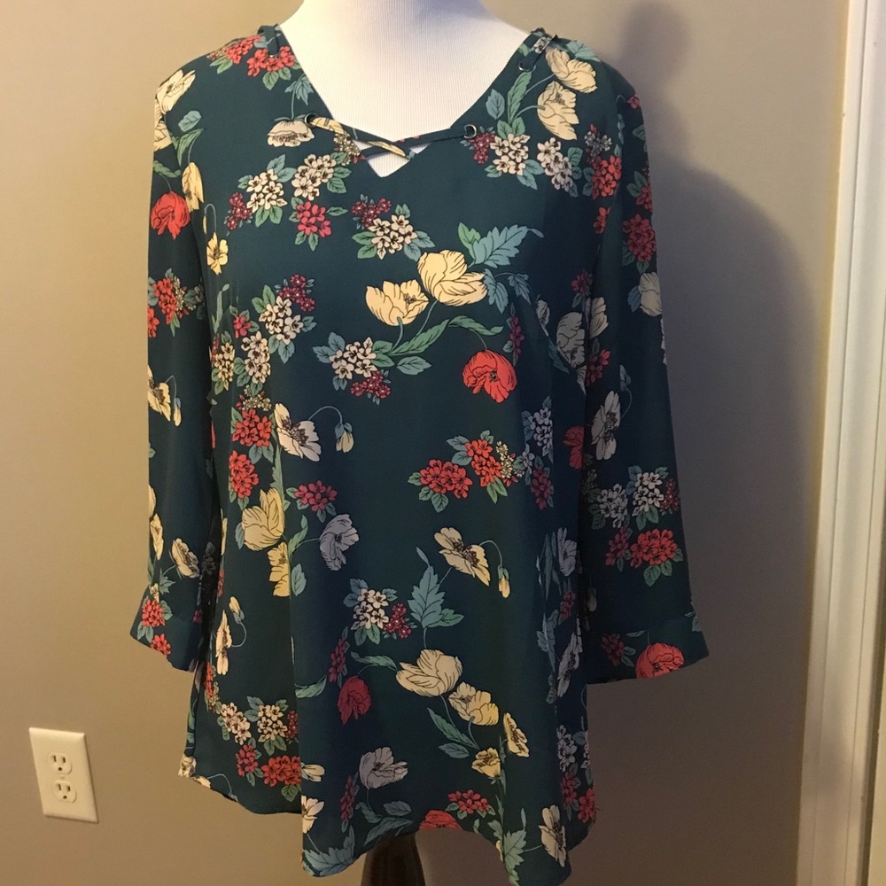 Maurices Floral Dress Shirt